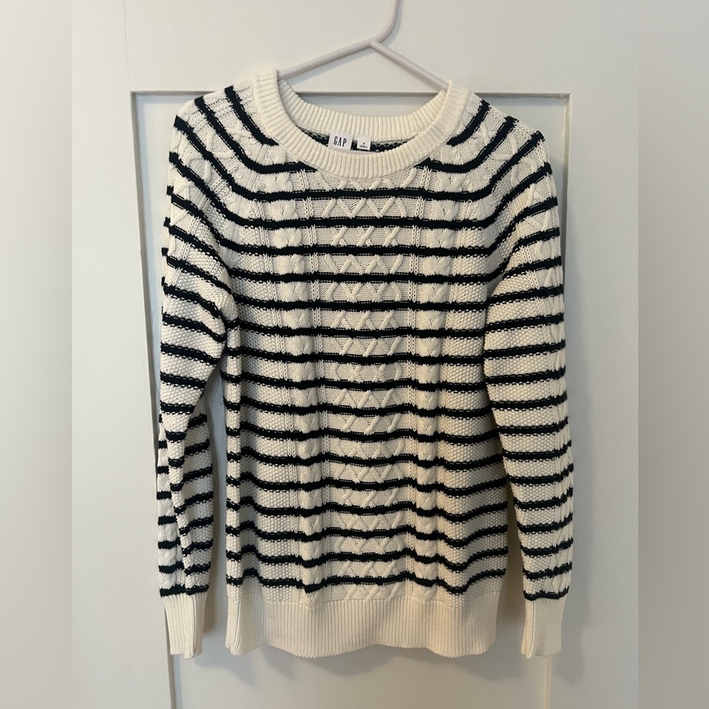 NWT GAP Striped Fisherman Sweater